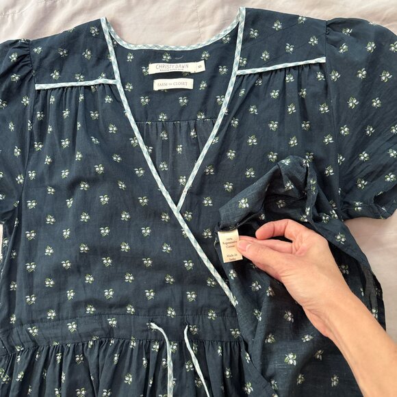 Christy Dawn Dawn Dress in Blueberry Dot - Picture 9 of 9